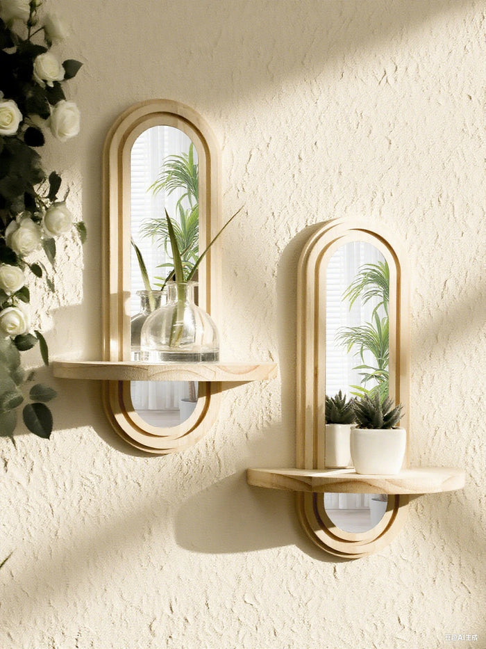 REFLEX Arched Mirror Wall Shelf