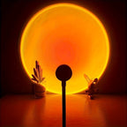 Sunset Projector Lamp LED RGB 16 Colors with Remote Control USB