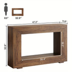 BORG Dark Walnut Entryway Console Table — additional product view 8