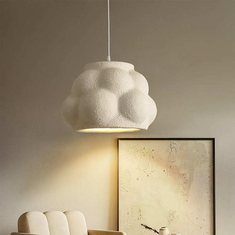 Lampada Sospensione Wabi-Sabi Bianca | Design Organico Minimalista Giapponese E27