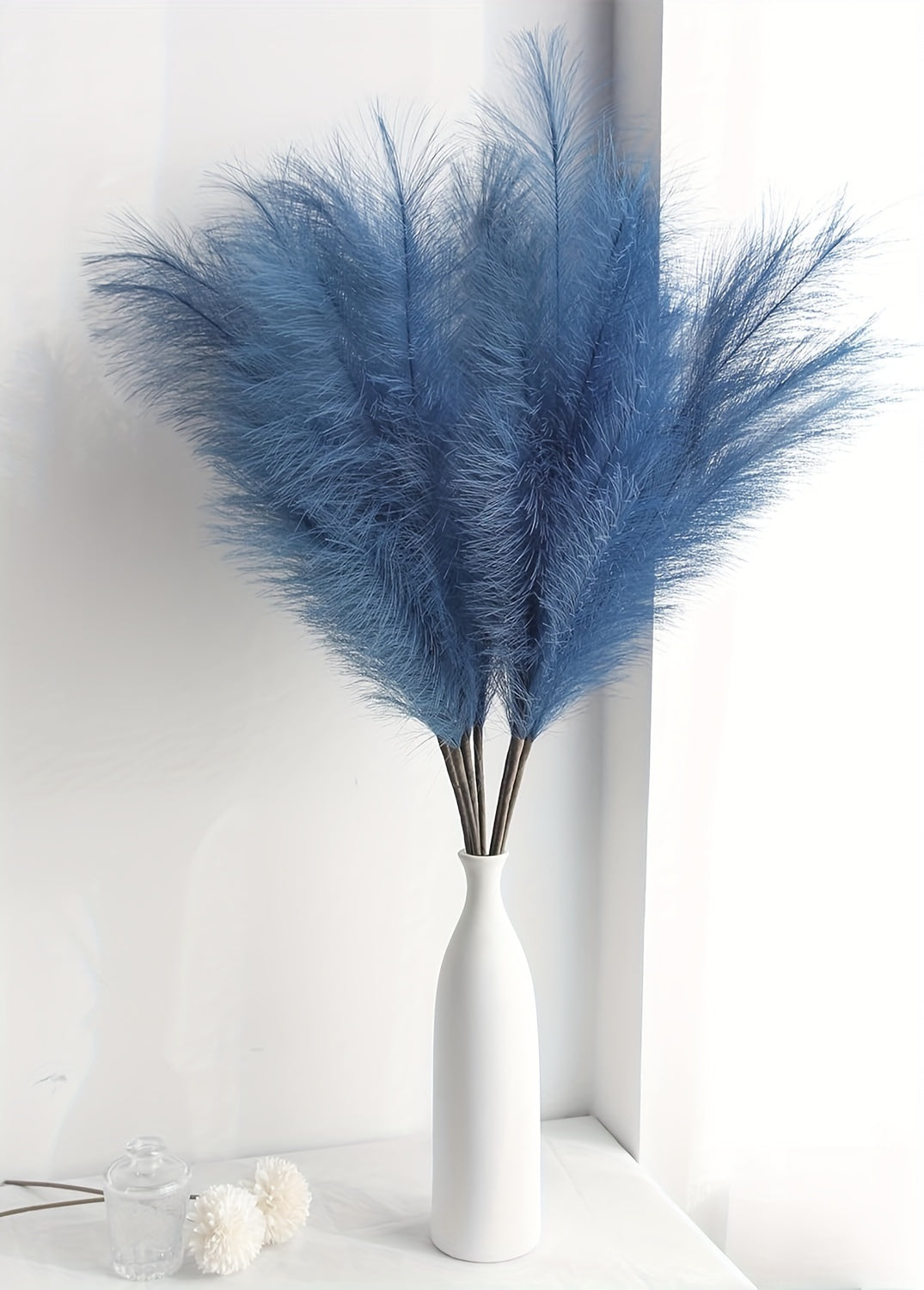 Pampas Grass Artificiale 75cm Decorazione Boho 8 Steli