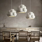 Lampada Sospensione Wabi-Sabi Bianca | Design Organico Minimalista Giapponese E27