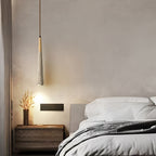 Plafoniera Wabi-Sabi Legno Chiaro Cemento Effetto Pietra E27