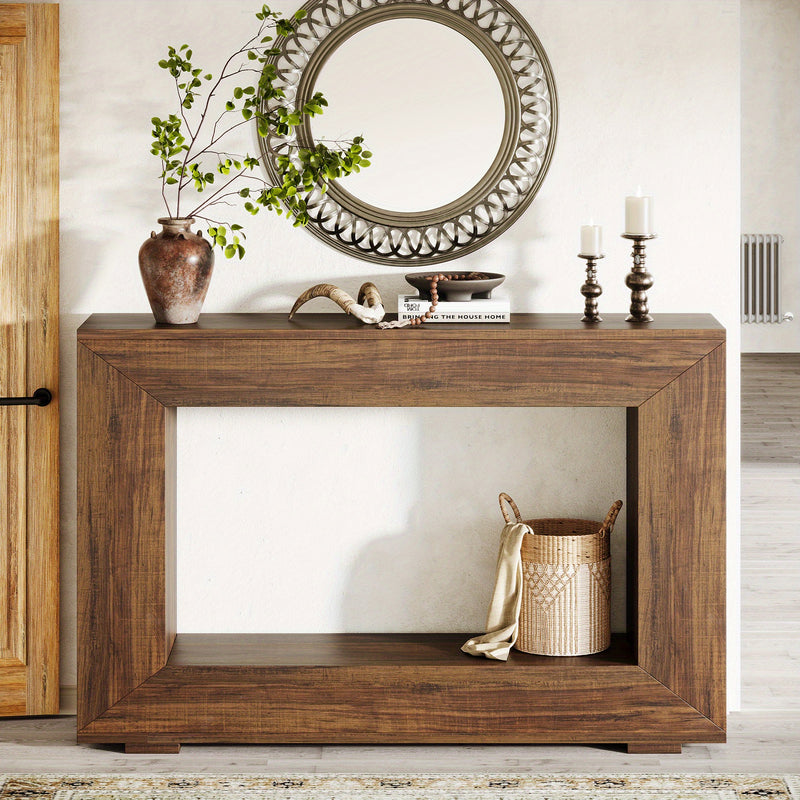 BORG Dark Walnut Entryway Console Table — additional product view 7