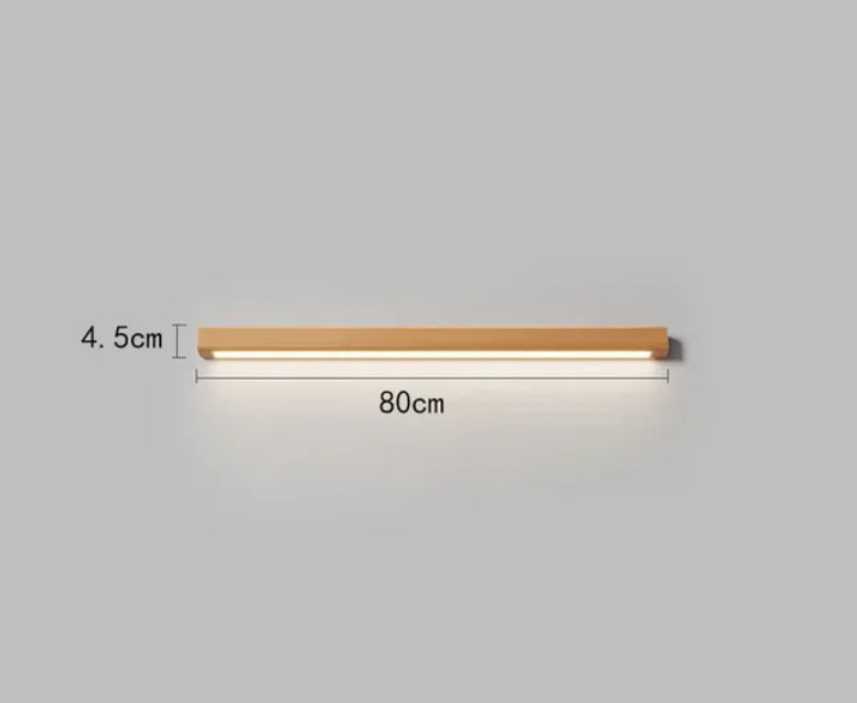 LINJA Wooden LED Wall Lamp - Modern Linear Design