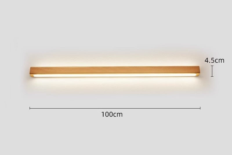 LINJA Wooden LED Wall Lamp - Modern Linear Design