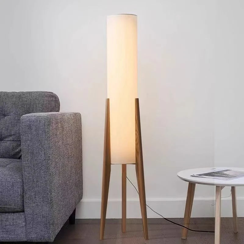 SELVA Solid Wood and Fabric Floor Lamp — additional product view 12