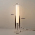 SELVA Solid Wood and Fabric Floor Lamp — additional product view 19