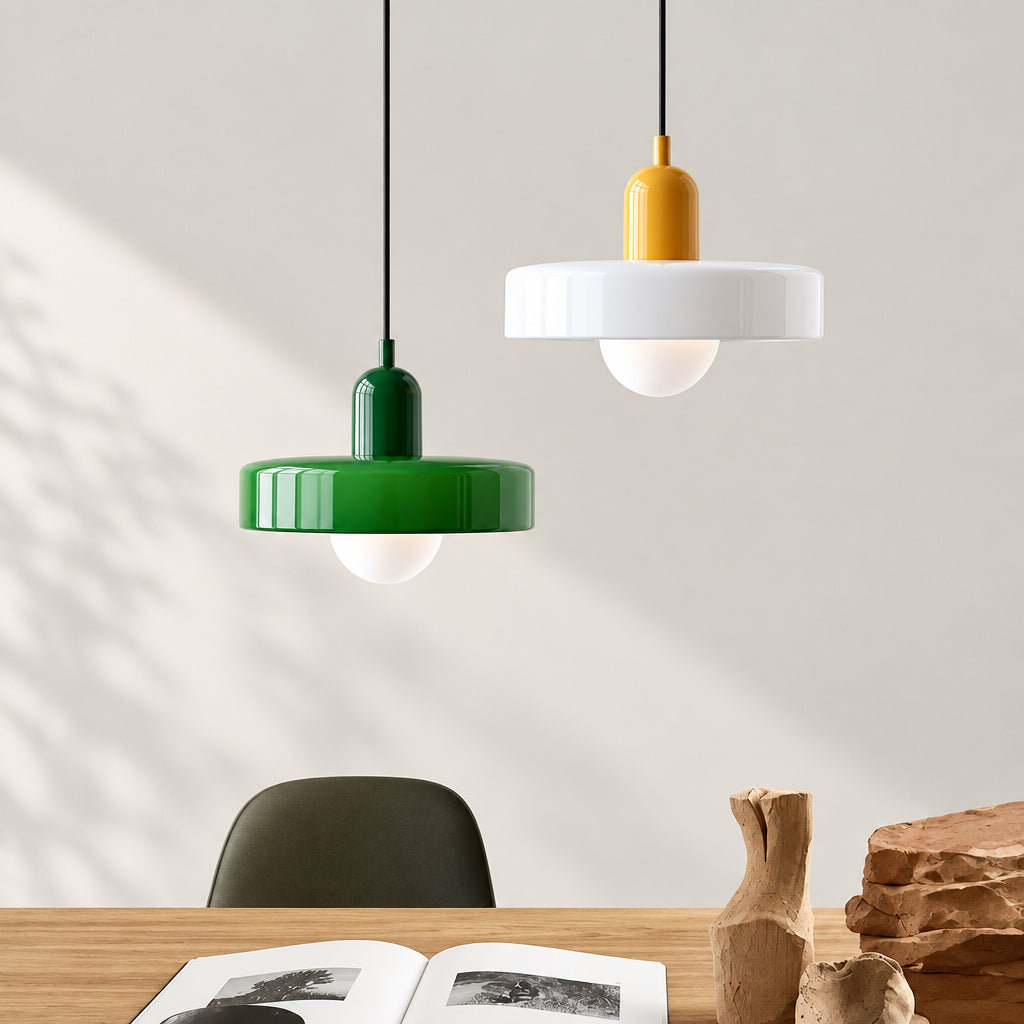 DUET Two-Tone Glass Pendant Light — additional product view 2