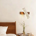 KAZE Travertine-Look LED Wall Sconce