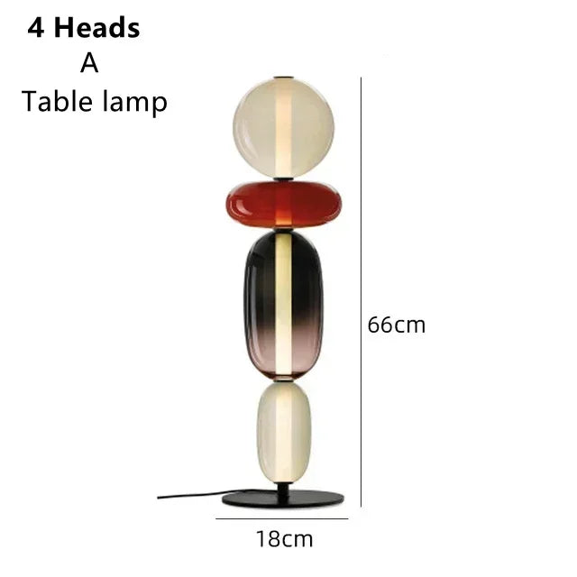 TOTEMA Colored Glass Table and Floor Lamp — additional product view 25