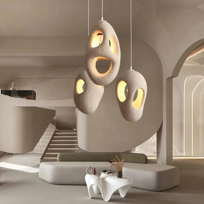 QUIETE Wabi-Sabi Resin Pendant Light — additional product view 3