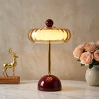 VETRA glass and metal touch-operated table lamp — alternate product view 8