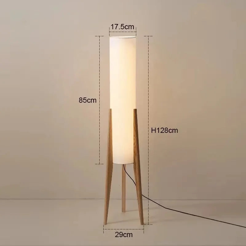 SELVA Solid Wood and Fabric Floor Lamp — additional product view 18