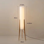 SELVA Solid Wood and Fabric Floor Lamp — additional product view 18