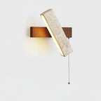 Lampada Parete Travertino Naturale LED - Design Giapponese Wabi-Sabi