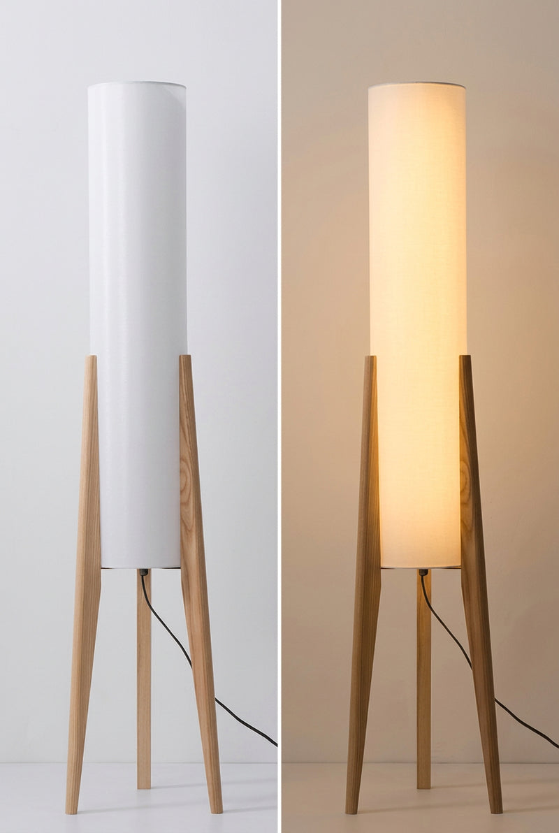 SELVA Solid Wood and Fabric Floor Lamp — additional product view 15