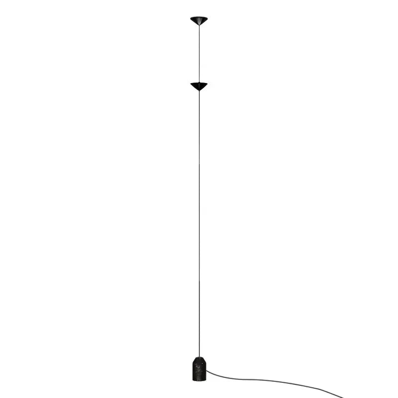 Lampada da terra LED con coni in metallo