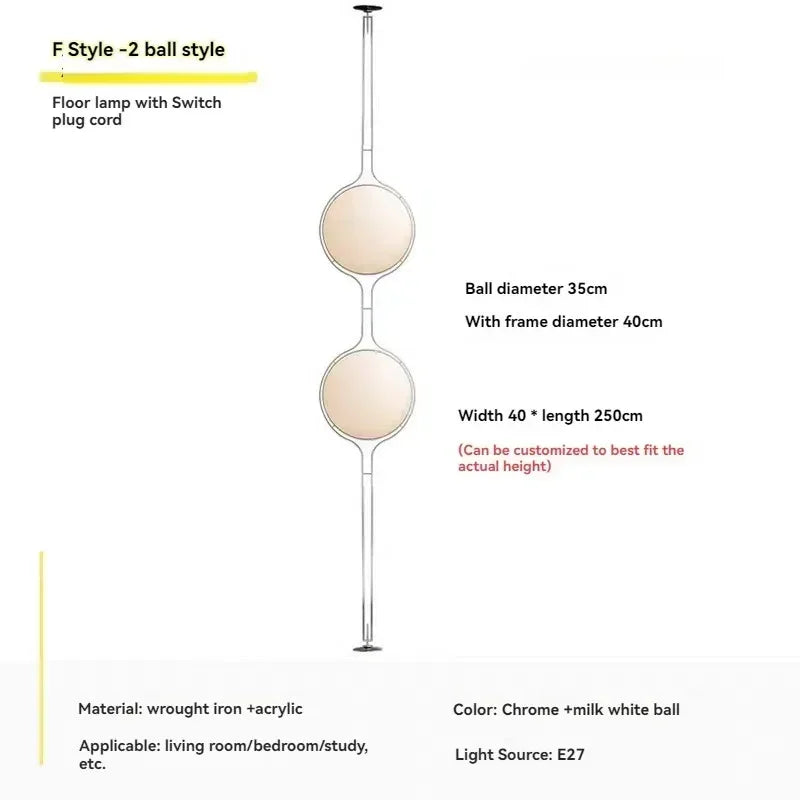 ORBITA Sculptural Sphere Floor Lamp — additional product view 19