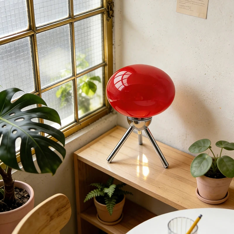 ARLO Glass Globe Tripod Table Lamp