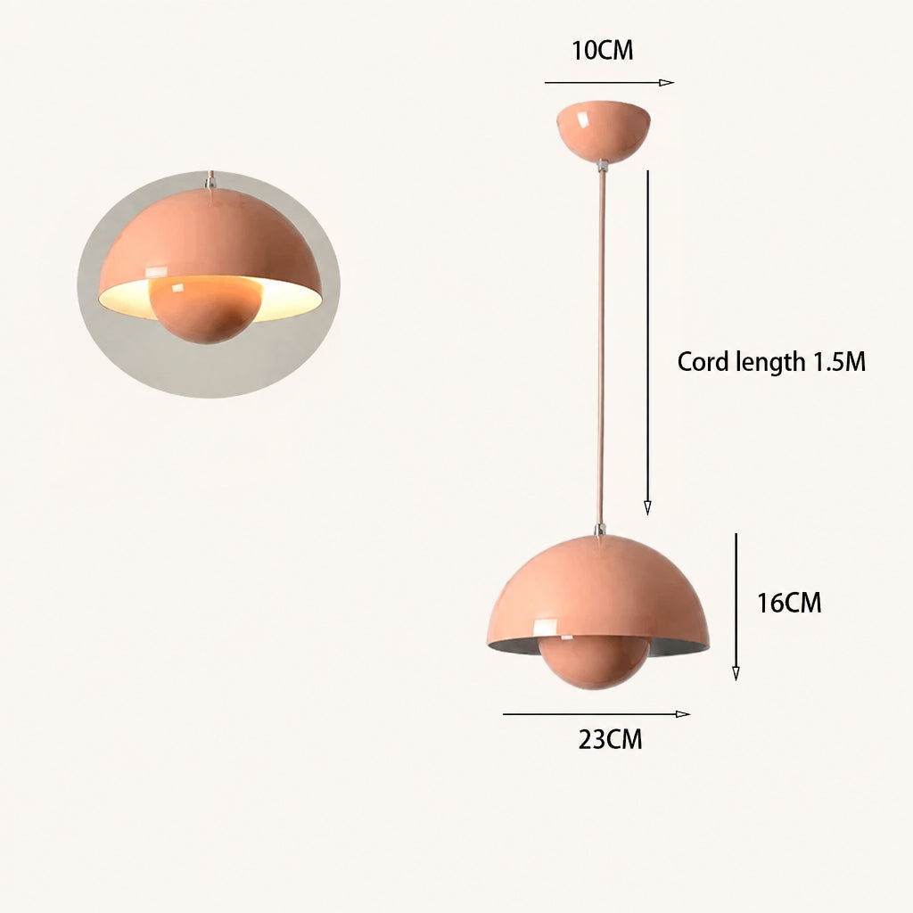 IRIS Flower Bud Metal Pendant Light — additional product view 11