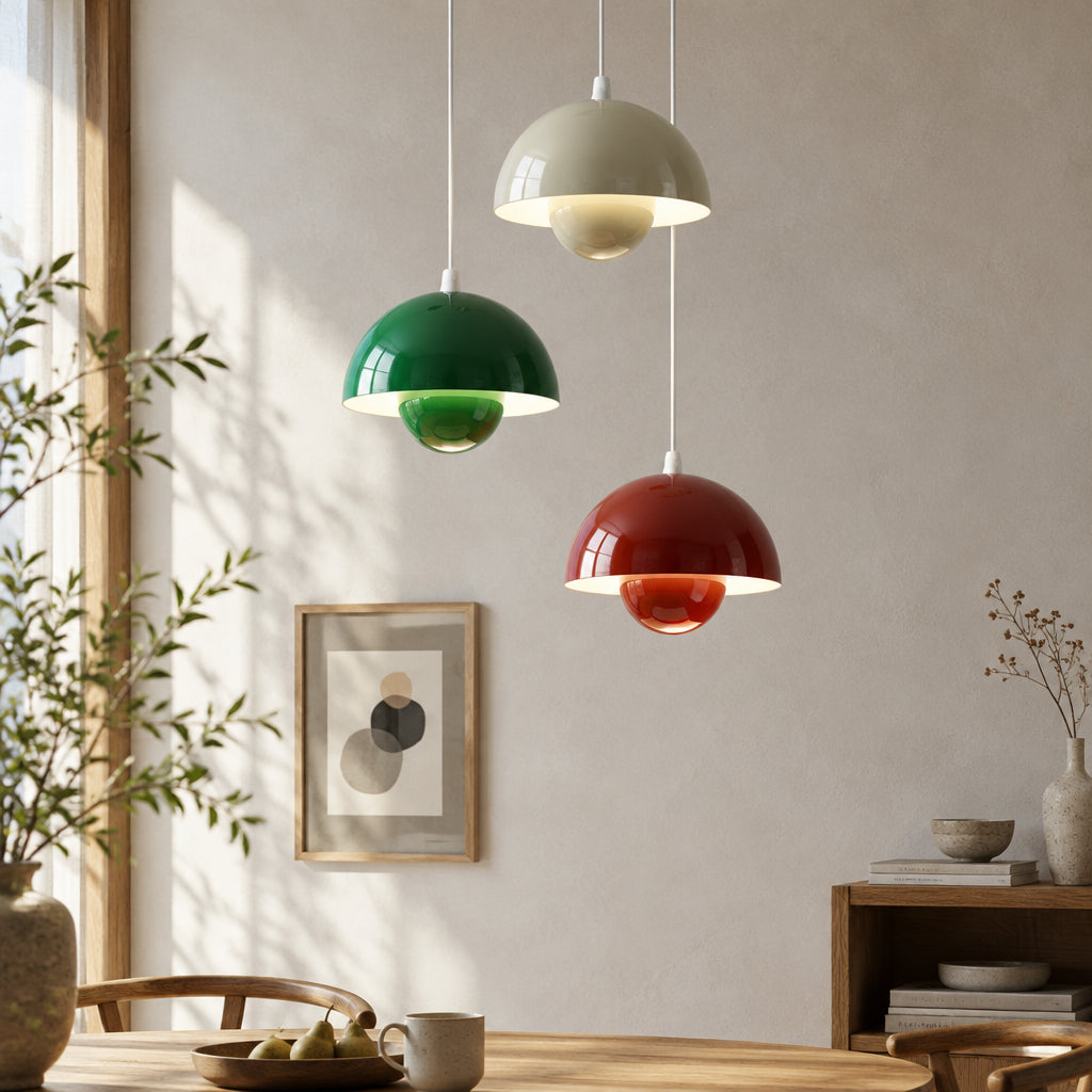 IRIS Flower Bud Metal Pendant Light