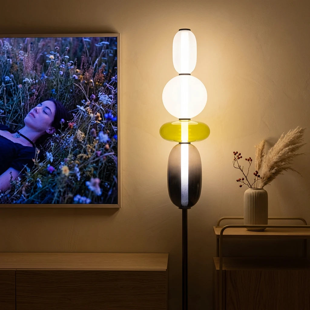 TOTEMA Colored Glass Table and Floor Lamp — additional product view 6