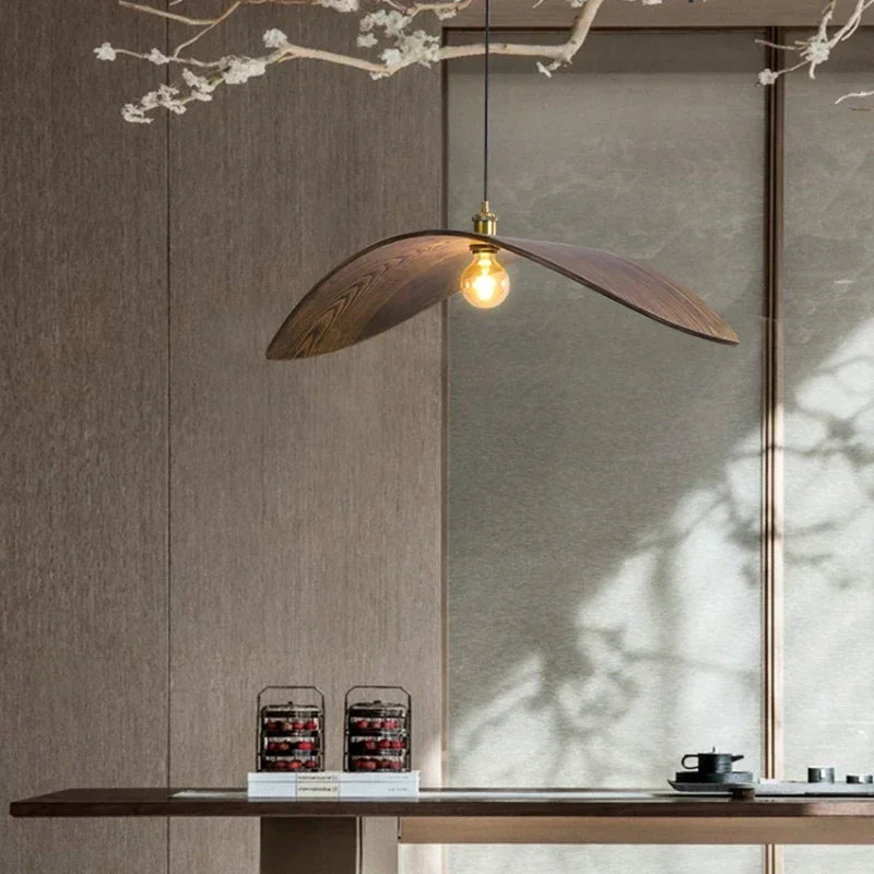 WING Wood and Metal Pendant Light — additional product view 4