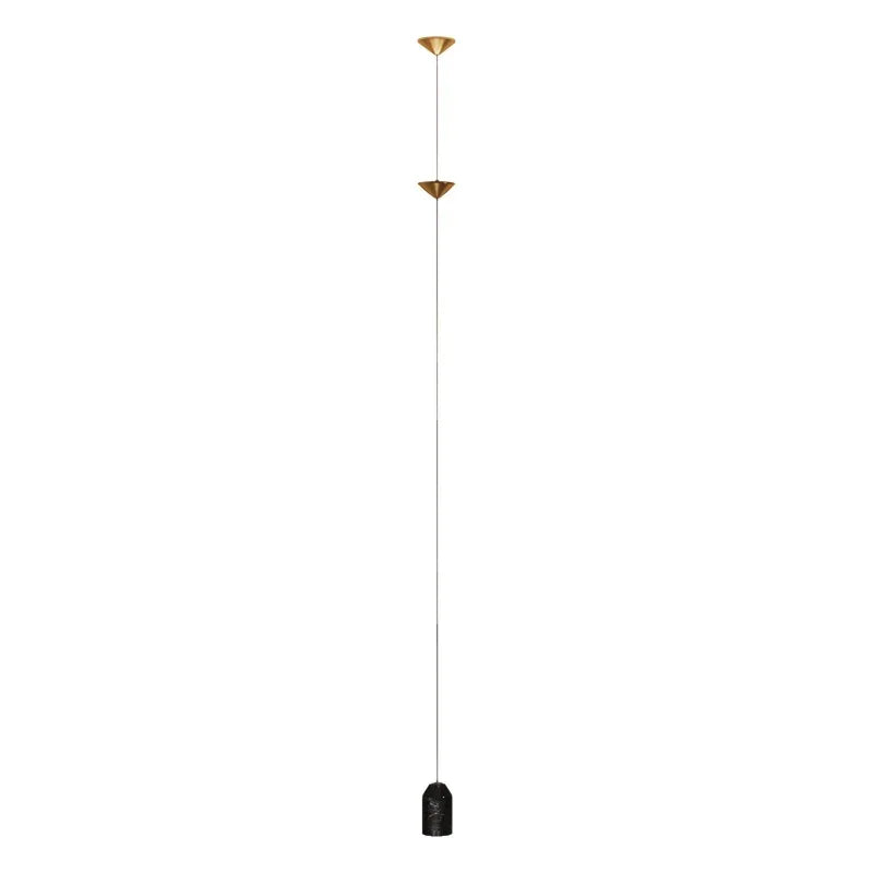 Lampada da terra LED con coni in metallo