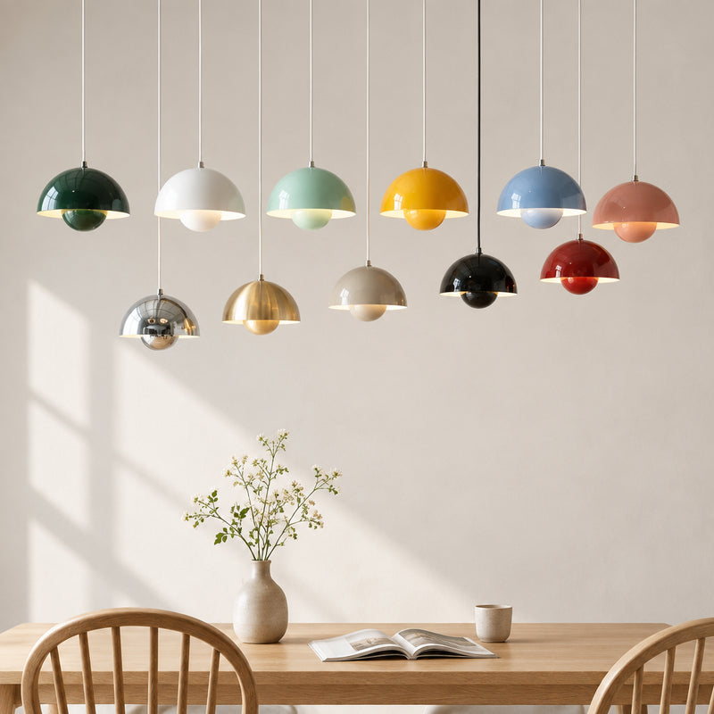 IRIS Flower Bud Metal Pendant Light — additional product view 5