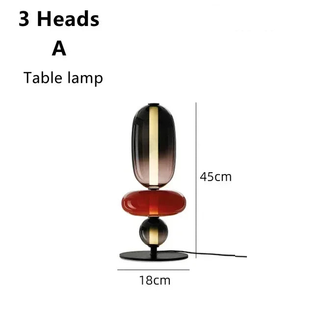 TOTEMA Colored Glass Table and Floor Lamp — additional product view 17