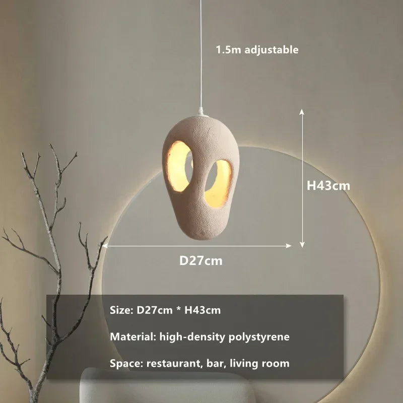 QUIETE Wabi-Sabi Resin Pendant Light — additional product view 8