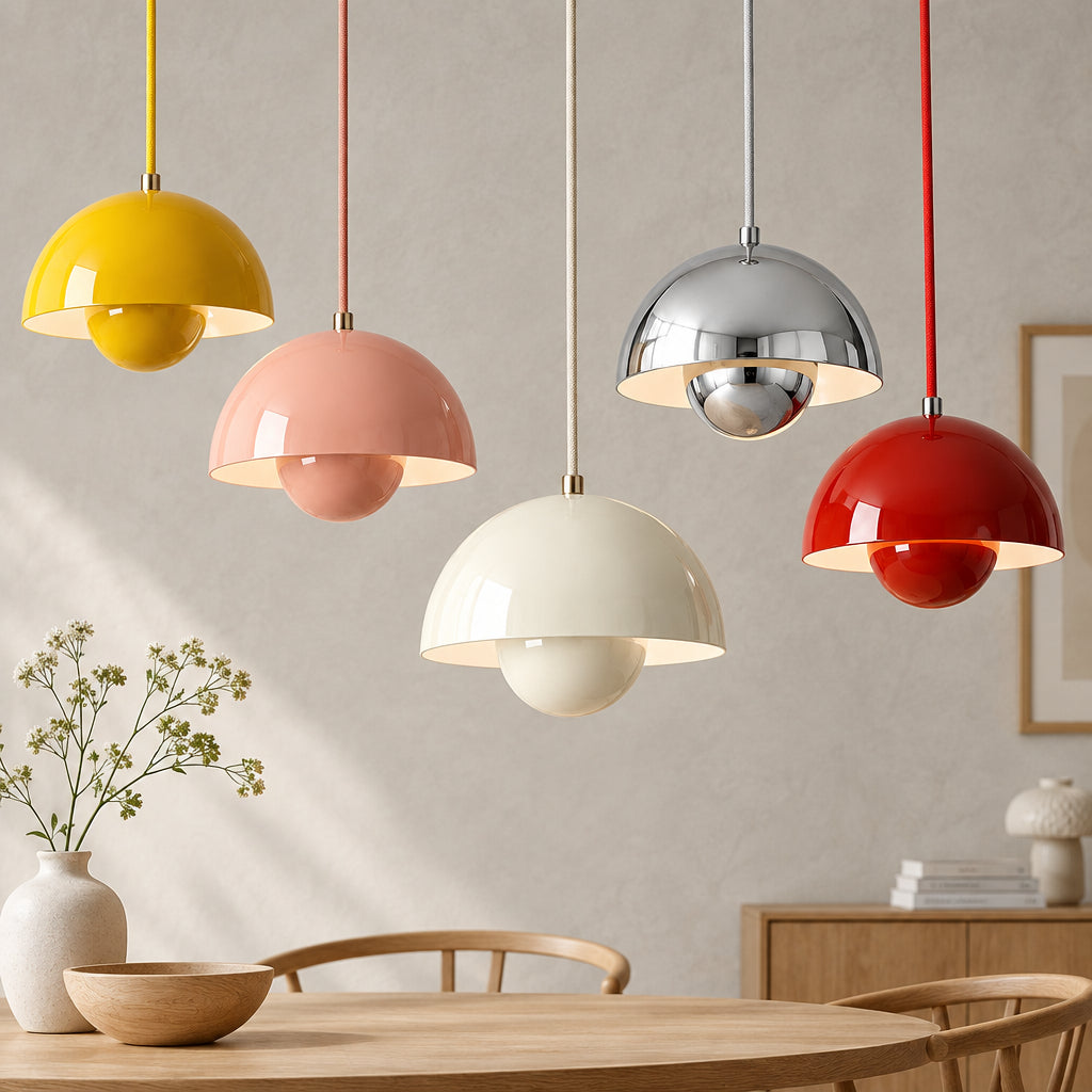 IRIS Flower Bud Metal Pendant Light — additional product view 2