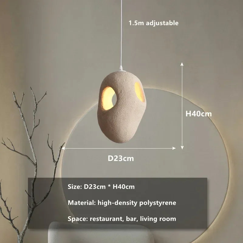 QUIETE Wabi-Sabi Resin Pendant Light — additional product view 7