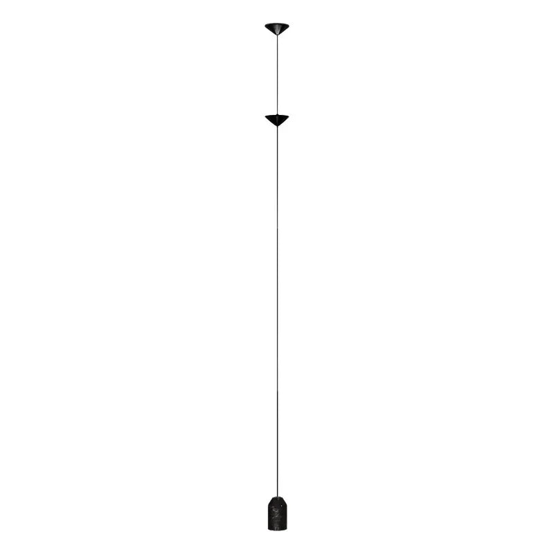 Lampada da terra LED con coni in metallo