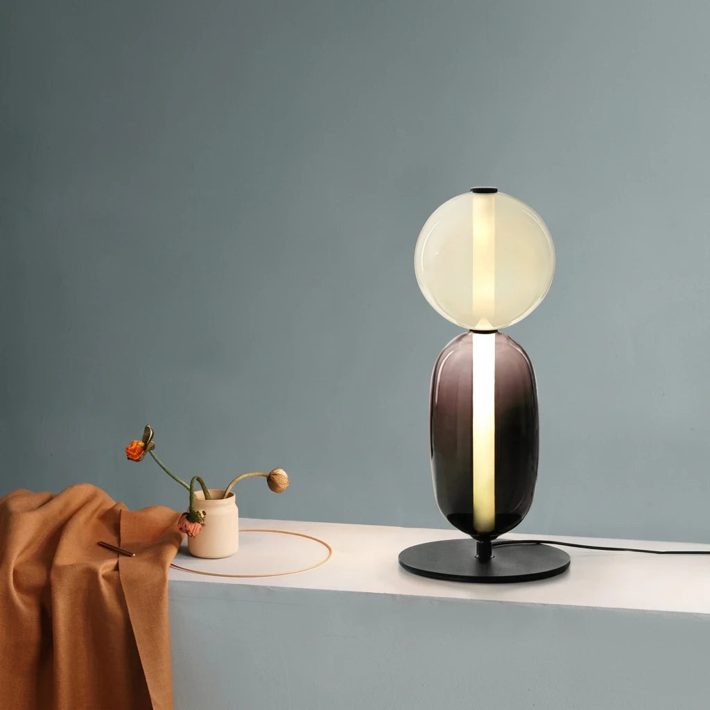 TOTEMA Colored Glass Table and Floor Lamp — additional product view 3