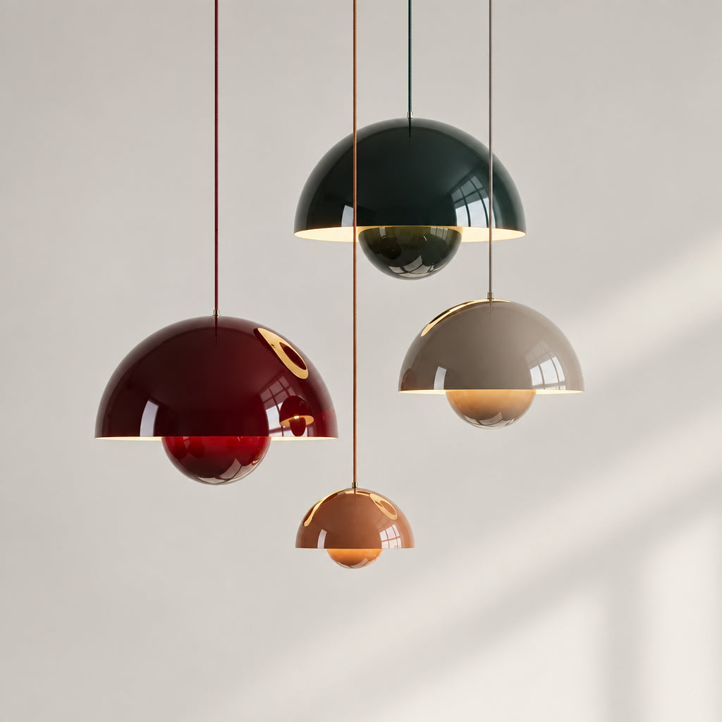 IRIS Flower Bud Metal Pendant Light — additional product view 3
