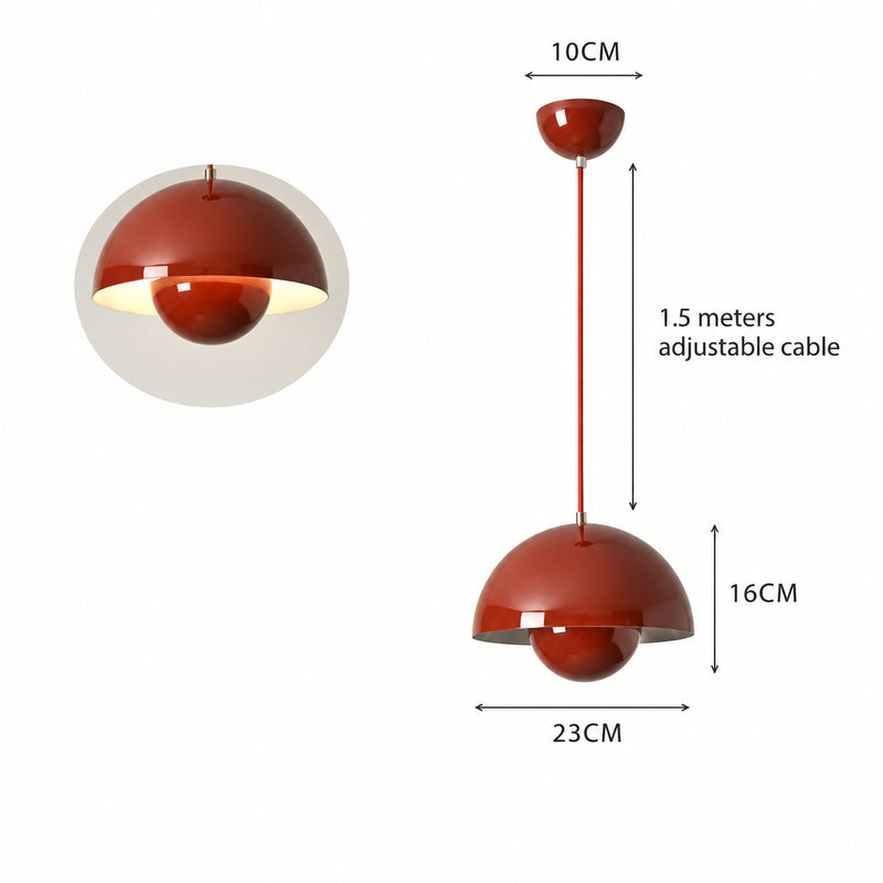 IRIS Flower Bud Metal Pendant Light — additional product view 8