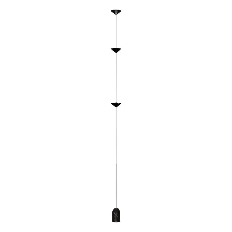 Lampada da terra LED con coni in metallo