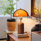 KINU 39 cm wood and acrylic decorative accent table lamp — alternate product view 5