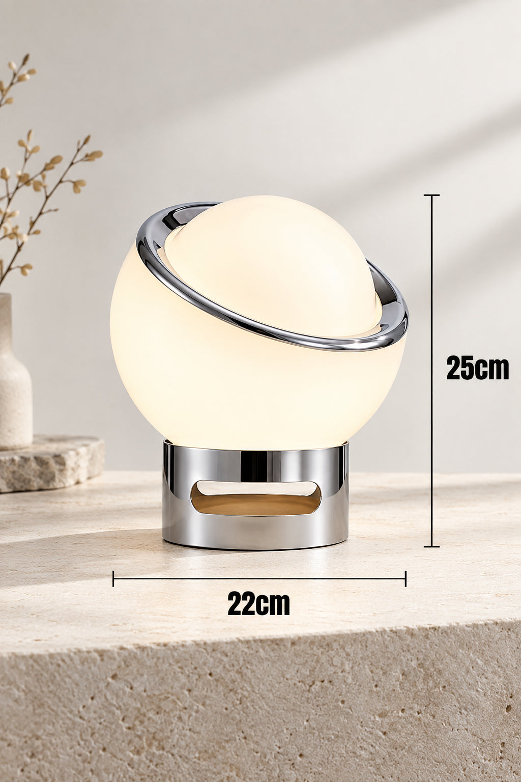 Modern Dome Table Lamp in Metal — additional product view 11
