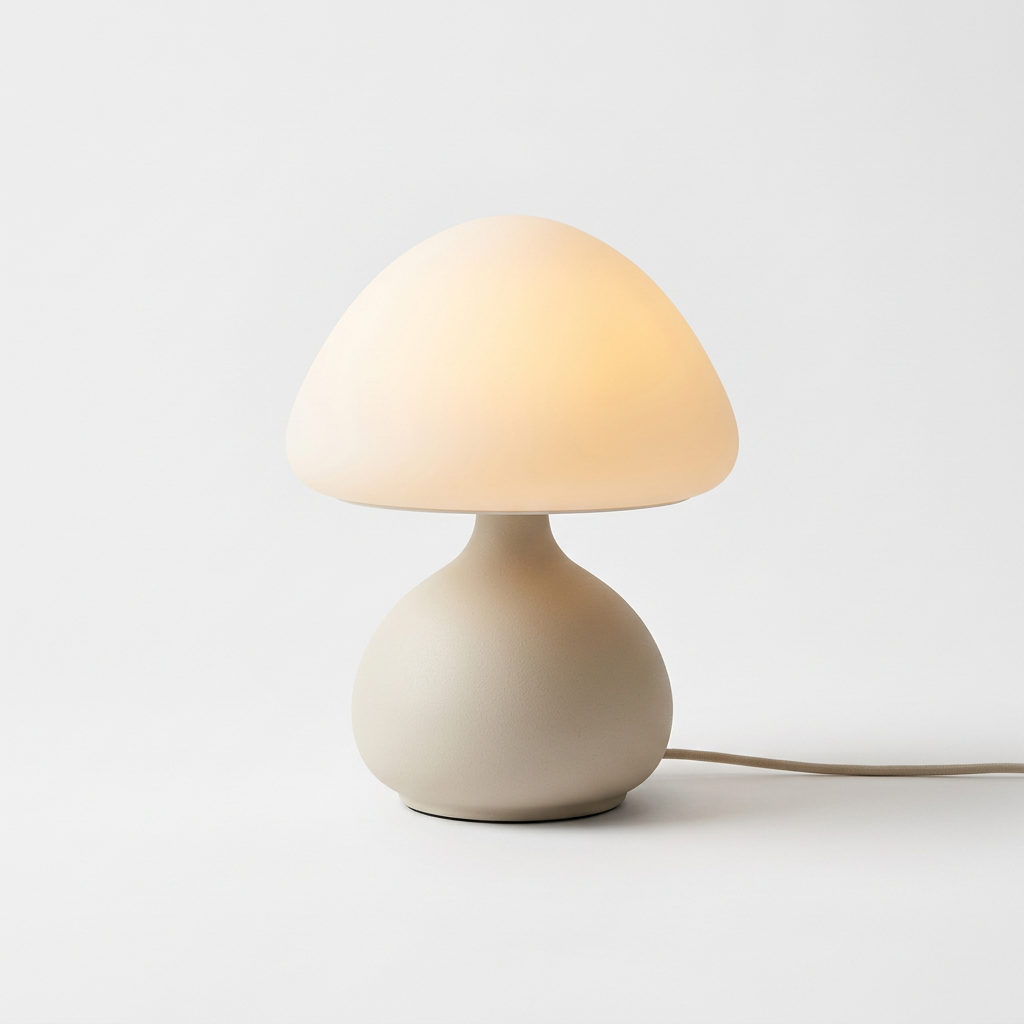 MIKO — White Mushroom LED Table Lamp