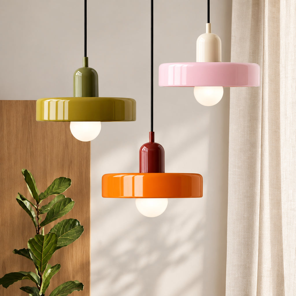 DUET Two-Tone Glass Pendant Light