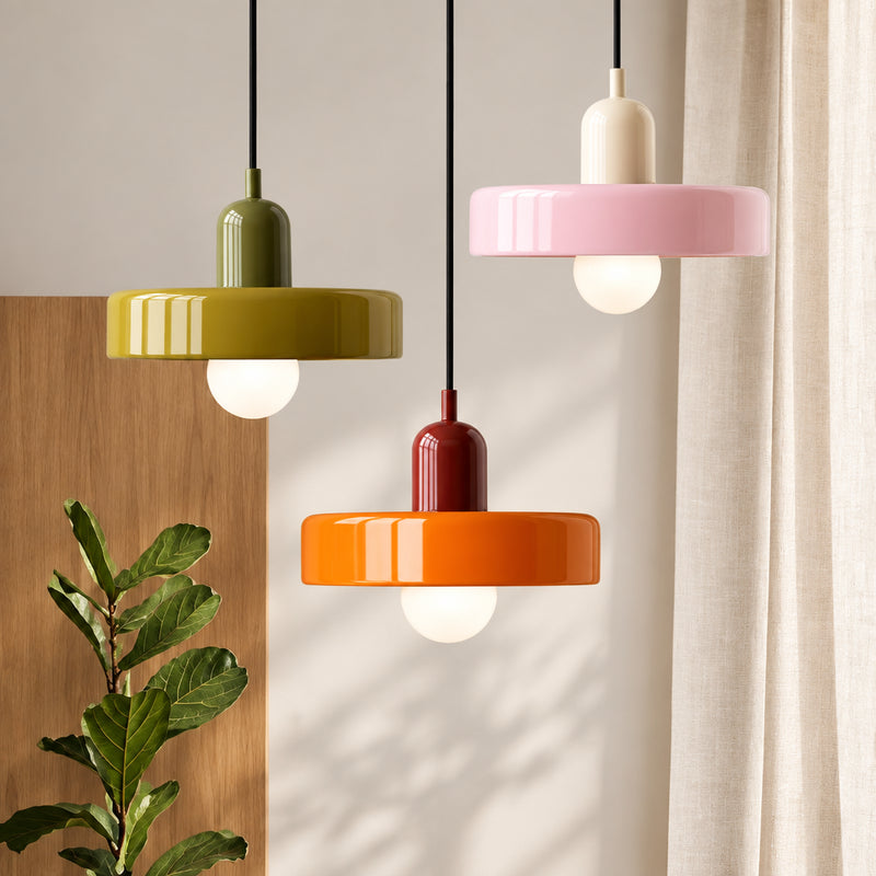 DUET Two-Tone Glass Pendant Light