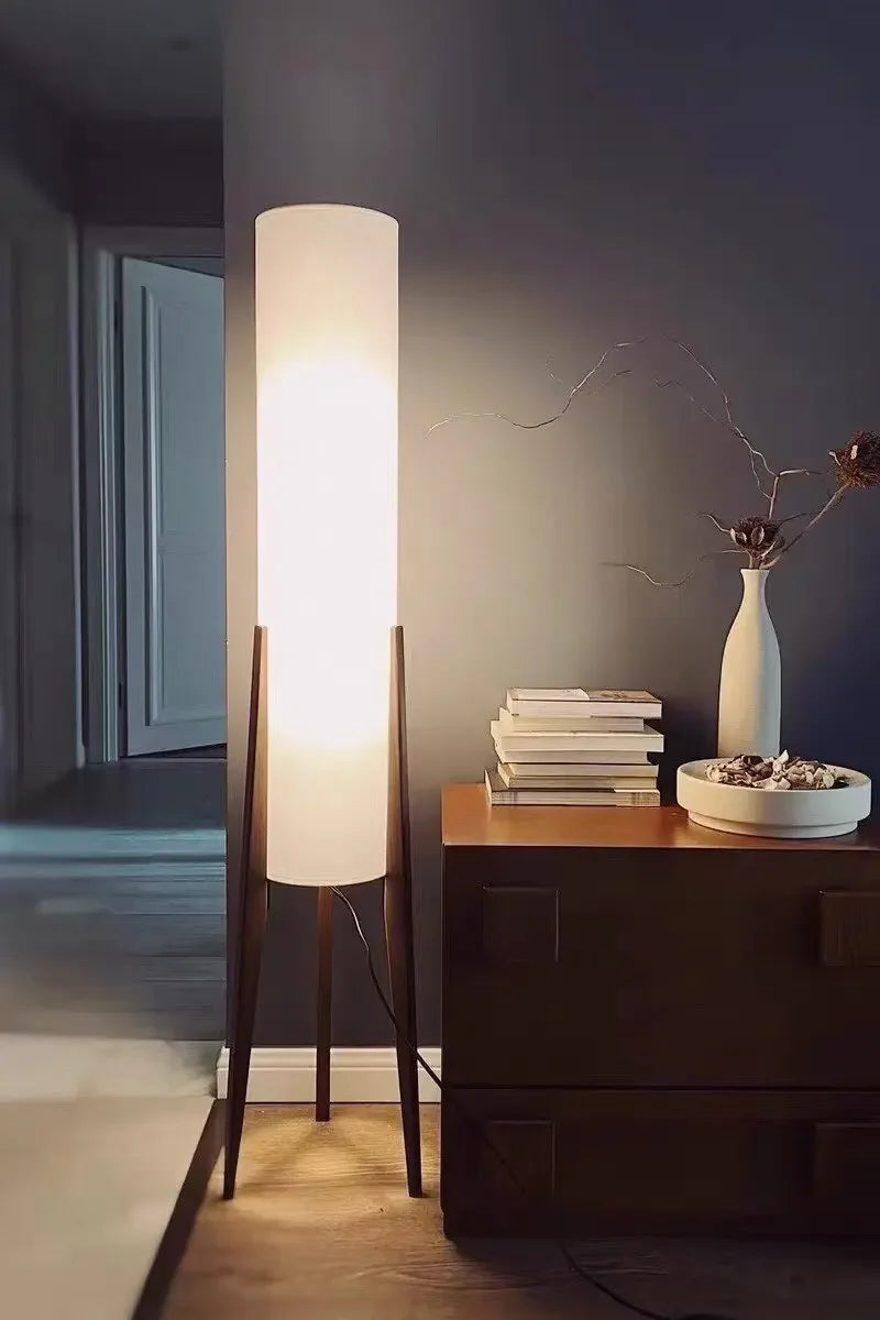 SELVA Solid Wood and Fabric Floor Lamp — additional product view 9