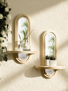 REFLEX Arched Mirror Wall Shelf