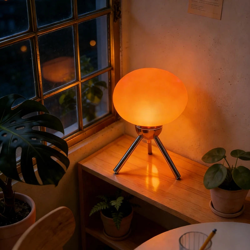 ARLO Glass Globe Tripod Table Lamp — additional product view 2