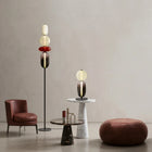 TOTEMA Colored Glass Table and Floor Lamp