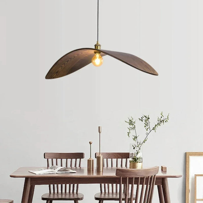 WING Wood and Metal Pendant Light