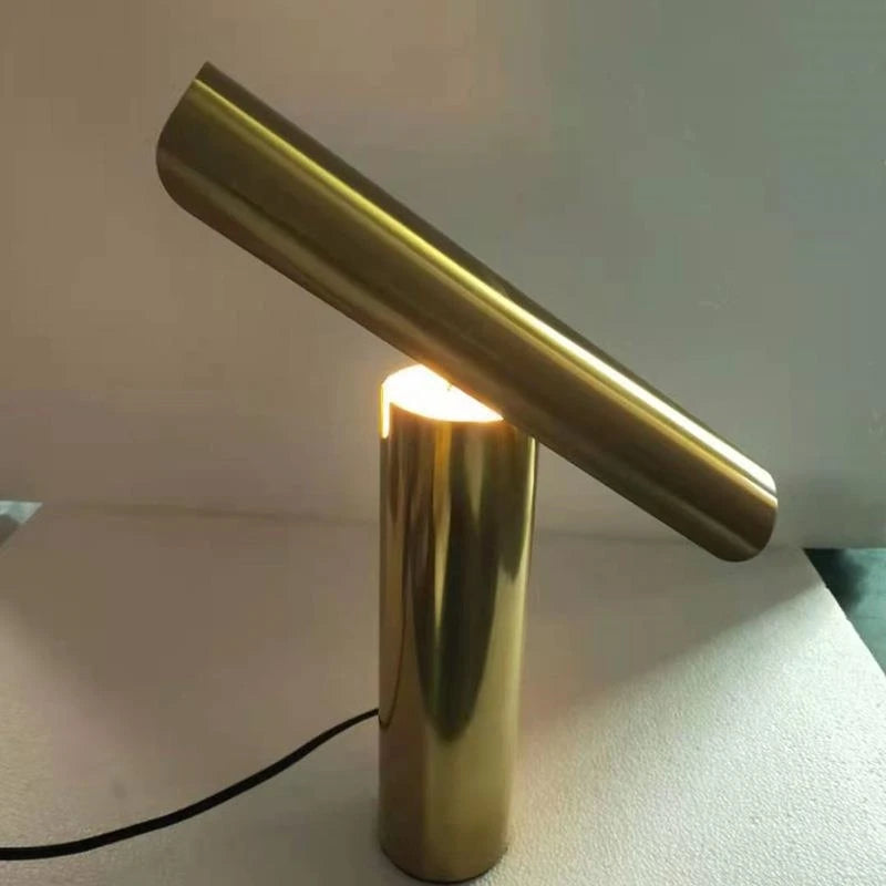 LINEA decorative metal accent lamp with a visible light bulb — alternate product view 10